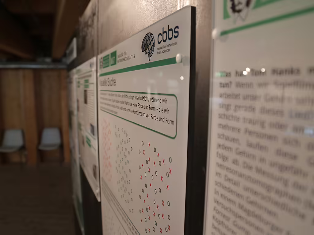 <p>CBBS Ausstellung im Jahrtausendturm (c) CBBS, Universität Magdeburg, Björn Sliwka</p>