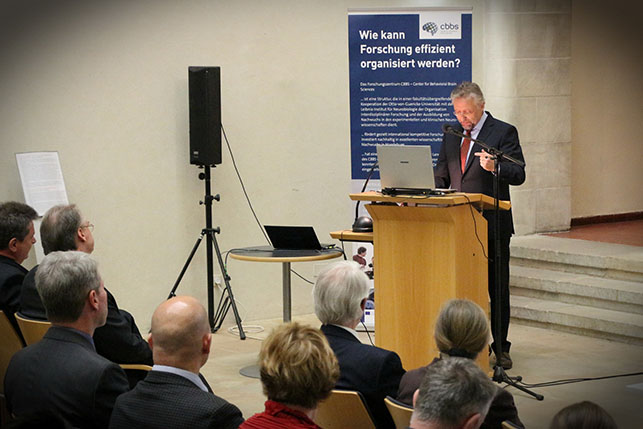 <p>Parlamentarischer Abend des CBBS 2014 (c) CBBS, Universität Magdeburg, Dirk Mahler</p>