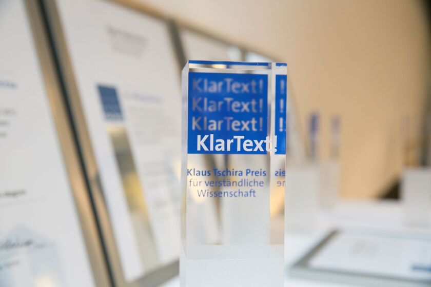 Klaus Tschira Preis für verständliche Wissenschaft - (c) Klaus Tschira Stiftung