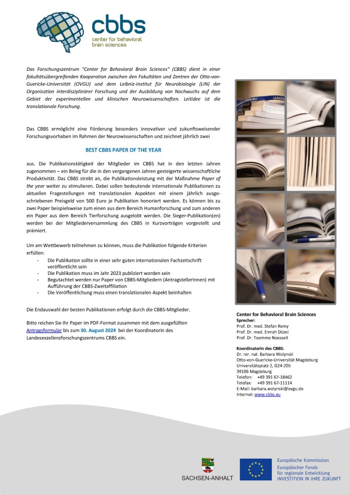 Aussschreibung - Best Paper of the Year 2024