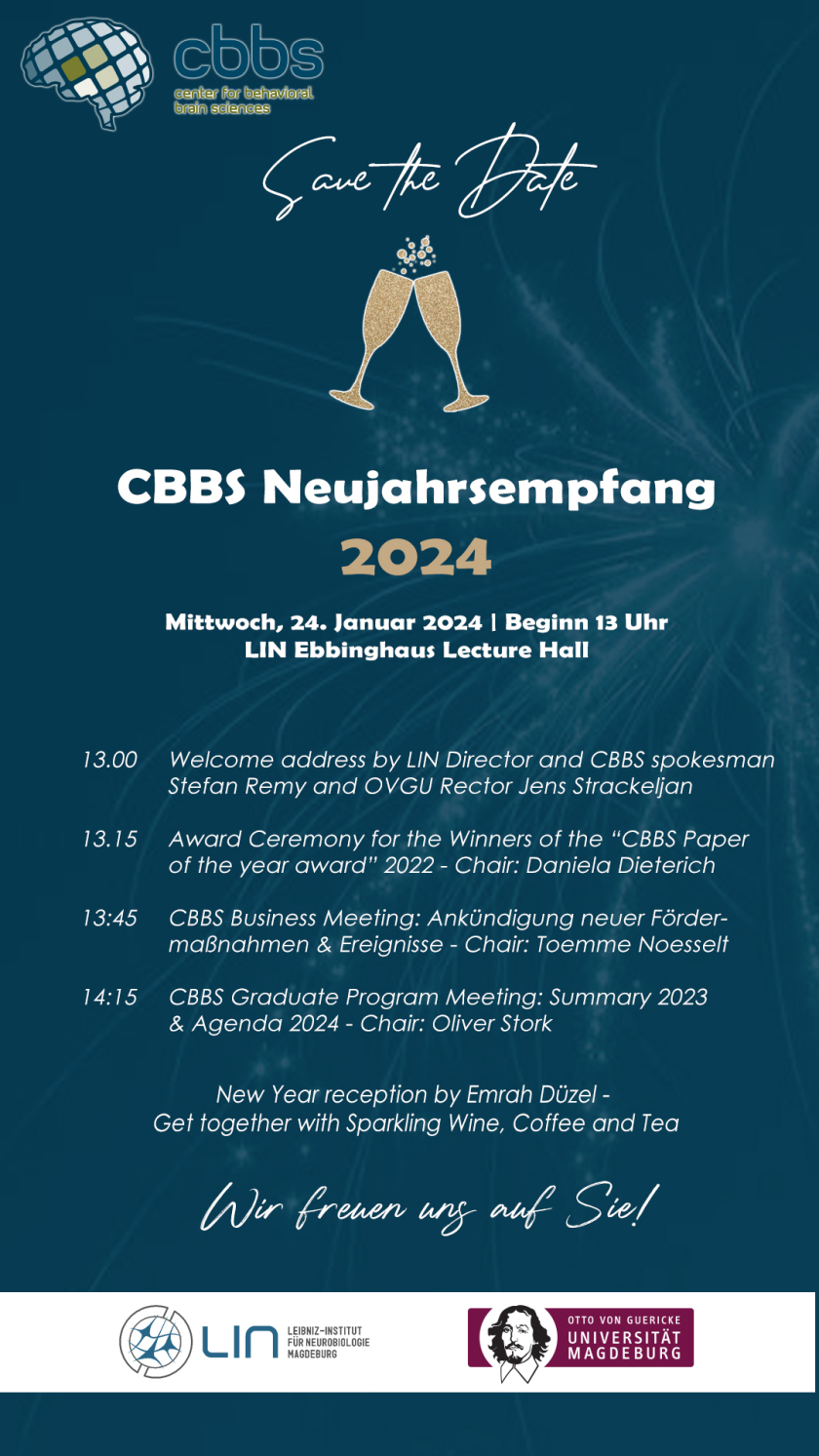 CBBS-Neujahrsempfang Save the Date CBBS-Neujahrsempfang Save the Date